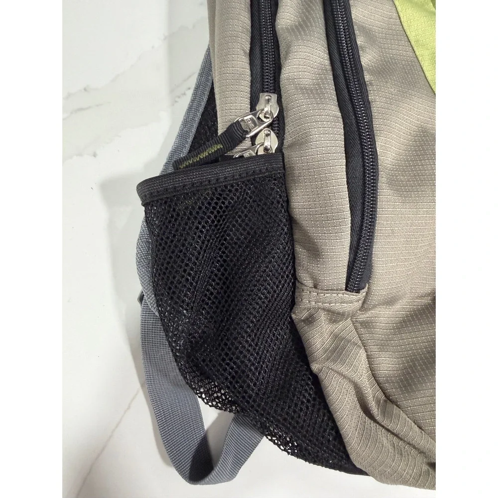Northwest Territory Backpack Green Grey Hiking School Travel Bag Air Channel
